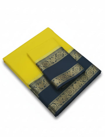 Crepe silk saree