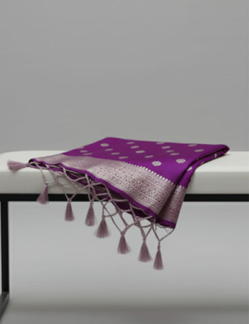 Purple Colour Sarees