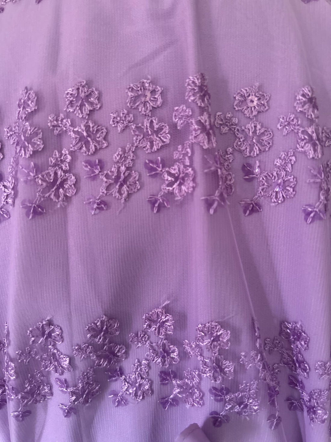 Elegant Lavender Net Lace Maxi Dress for Women | Party Wear Long Frock