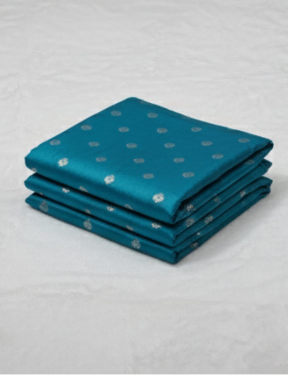 TEAL GREEN TUSSAR SILK SAREE WITH SILVER ZARI BORDER ✨