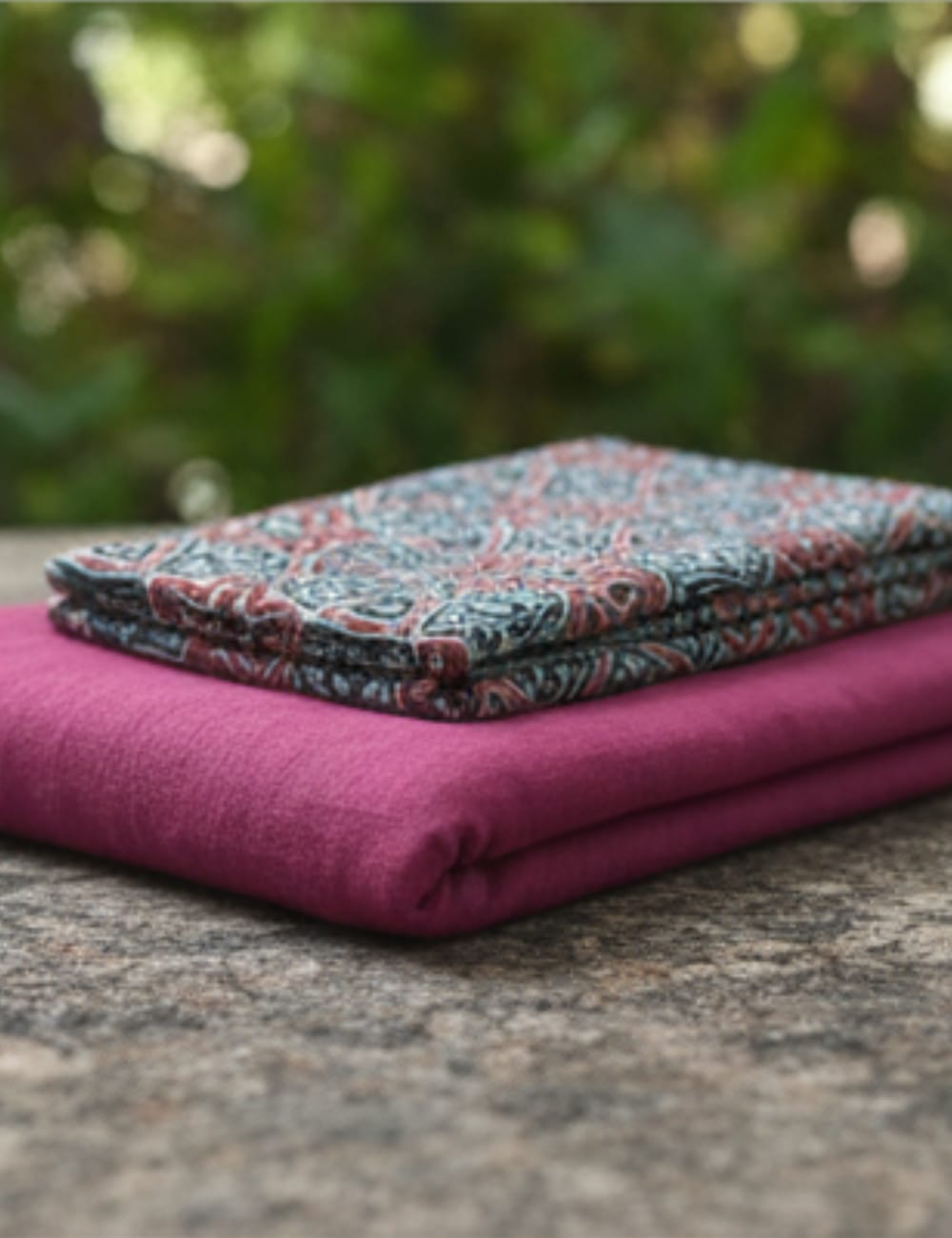 Premium Linen Cotton Saree with Printed Pallu & Solid Body