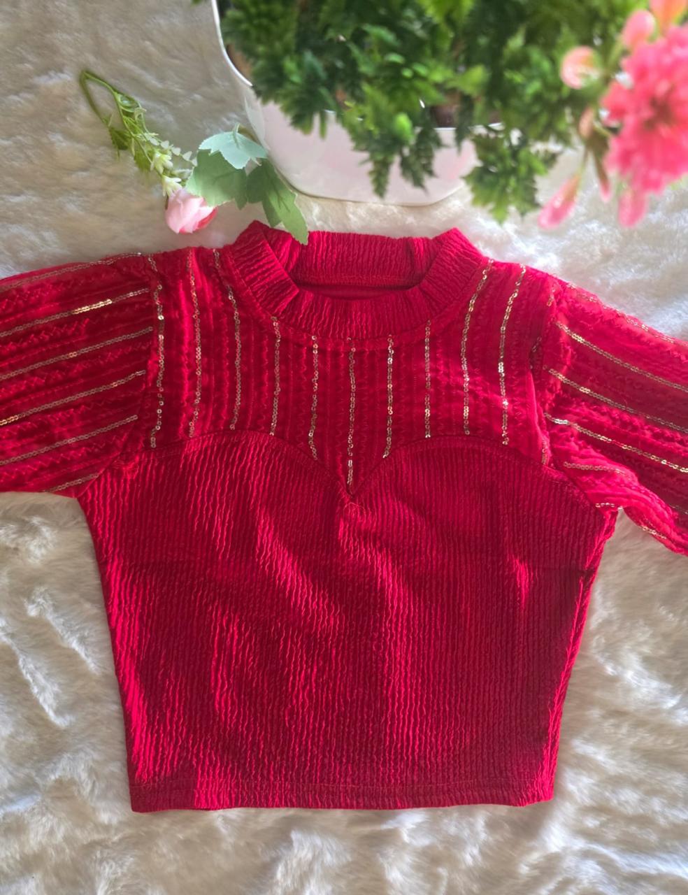 Stretchable Designer Blouse Combo – Just Wear & Go -2 Combo (Any 2 Colours)