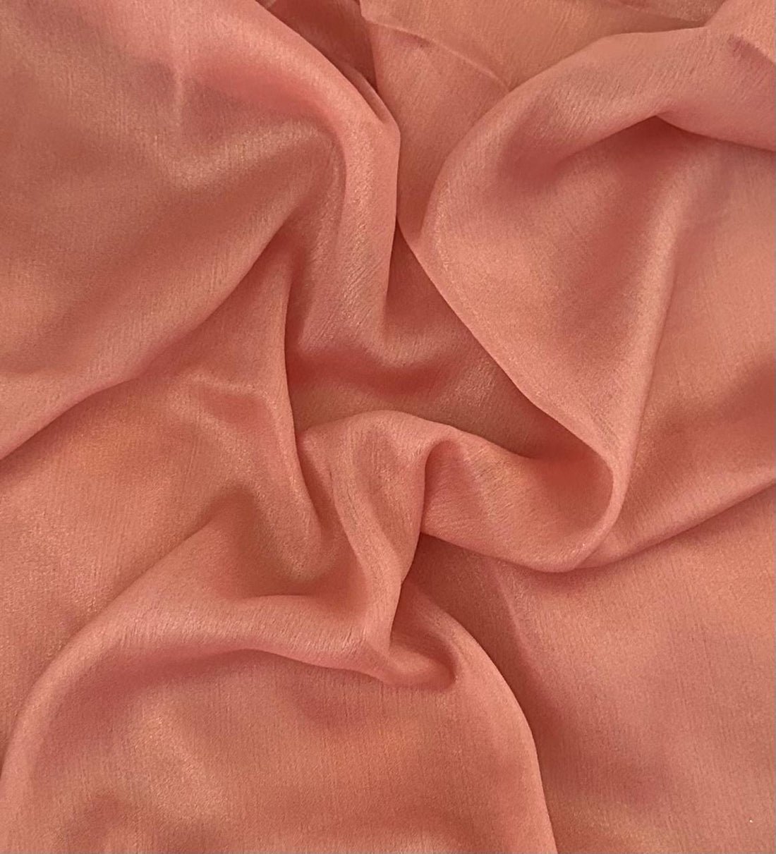 Peach Colour Soft Silk Saree with Contrast Pink Blouse & Elegant Border